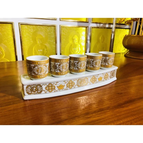 Bộ thờ cúng bằng sứ Hoàng Tài Phước - Image 3