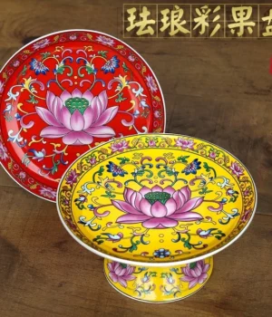 Dĩa sen Phước Lộc thờ cúng, bộ bàn thờ