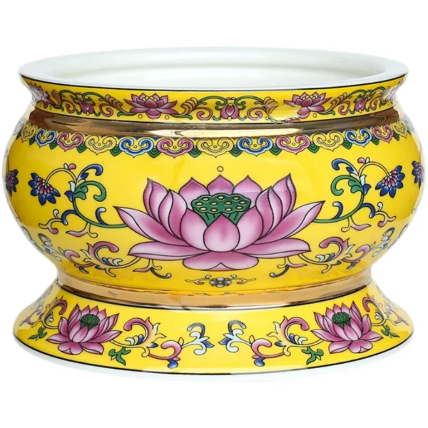 Lư sen Phước Lộc trưng bàn thờ, phụ kiện đồ thờ cúng - Image 5