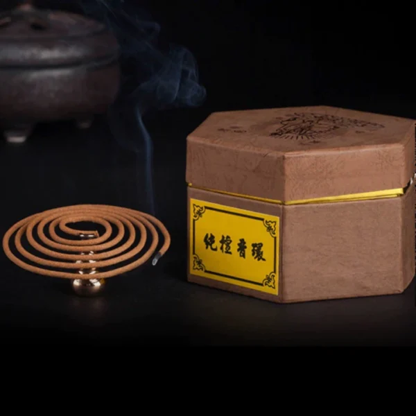 Nhang khoanh chuẩn Đàn hương Lão Sơn MỸ CHÂN HƯƠNG Tam Tạng chính hãng, xông nhà thư giãn, 100% đàn hương tự nhiên - Image 3