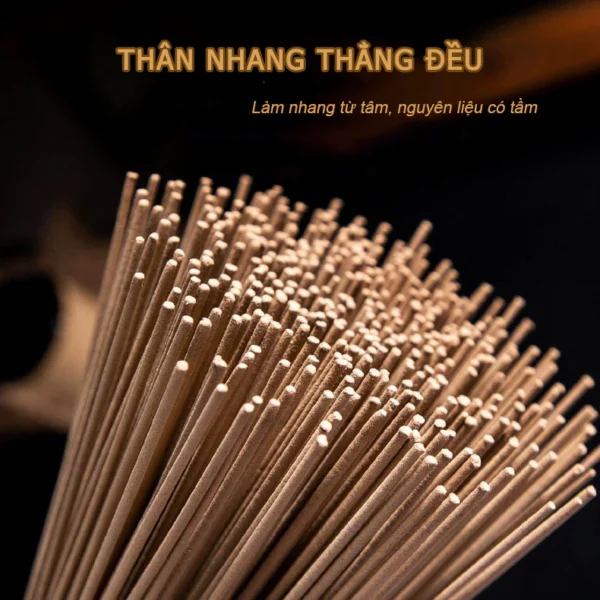 Nhang đàn hương không khói 100% tự nhiên, mùi hương thanh tao, phong thủy, 600 cây tiết kiệm - Image 8