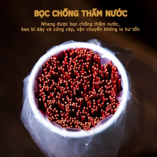 Nhang đàn hương không khói 100% tự nhiên, mùi hương thanh tao, phong thủy, 600 cây tiết kiệm - Image 6